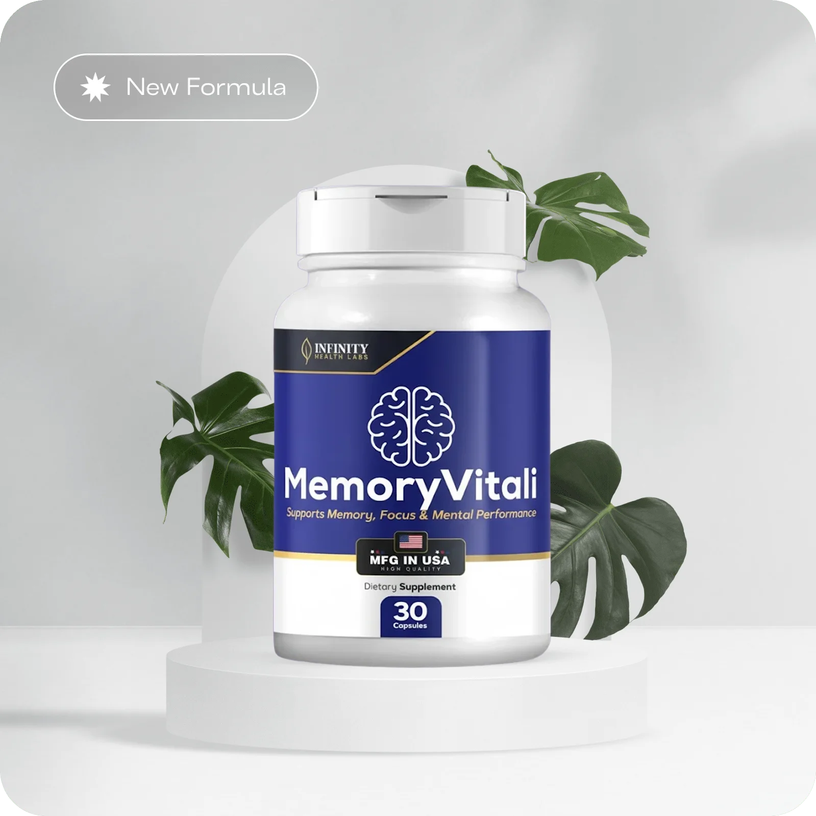 MemoryVitali Brain Support Supplement